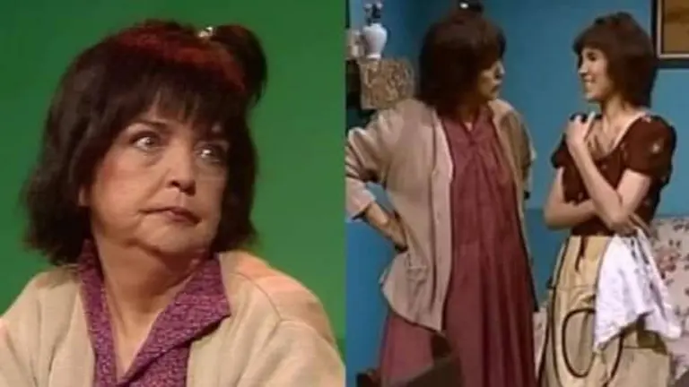 La actriz mexicana Anabel Guti&eacute;rrrez (i), en su papel de "Do&ntilde;a RPP