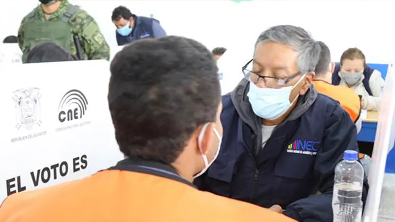 Sobre presos en Ecuador. EFE