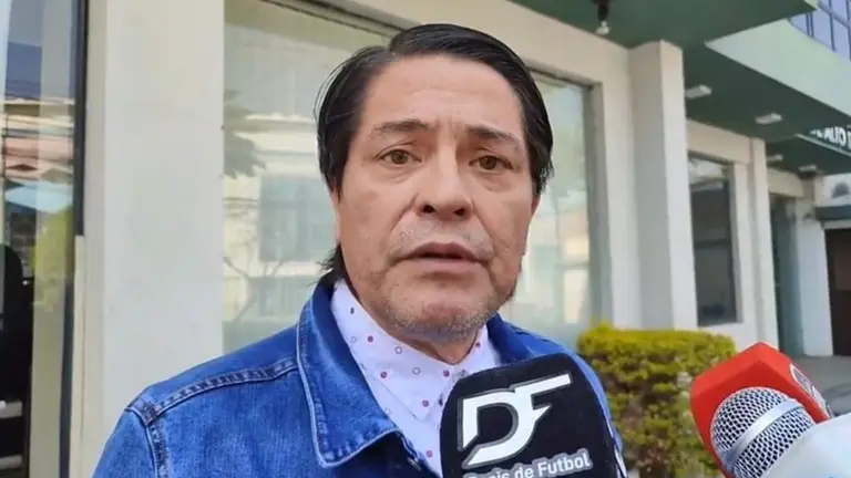 V&iacute;ctor Hugo P&eacute;rez hablando sobre los procesos de Wilstermann.