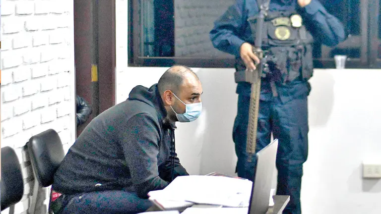 Misael Nallar, principal imputado por el triple asesinato de polic&iacute;as. APG