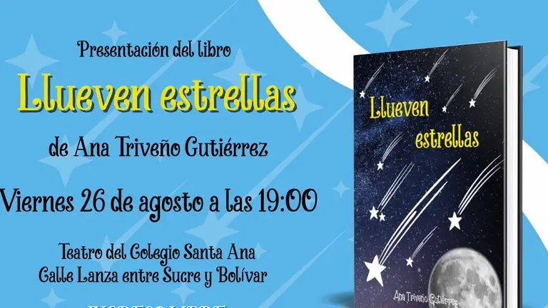 Afiche de la presentaci&oacute;n de "Llueven estrellas".
