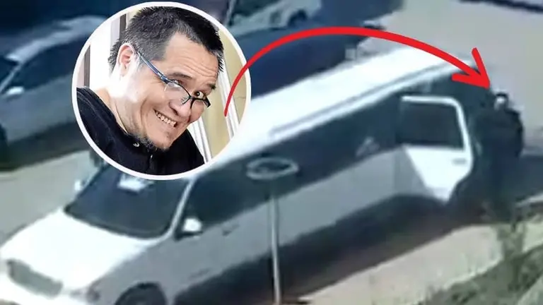 Jhasmani Torrico, saliendo, presuntamente, de una limusina.