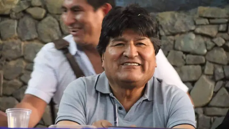Evo Morales, l&iacute;der del MAS./ RRSS