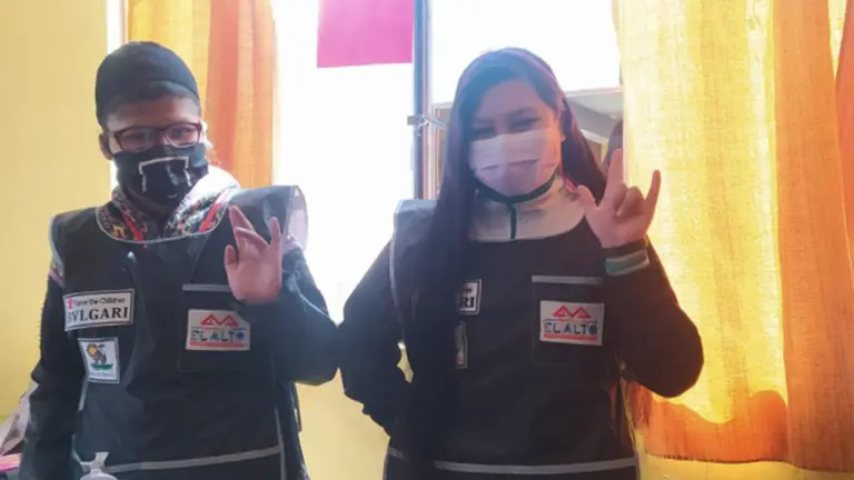 Edwin y Dalia, los j&oacute;venes que se capacitan en peluquer&iacute;a y buscan cumplir sus sue&ntilde;os. GOBIERNO AUT&Oacute;NOMO MUNICIPAL DE EL ALTO