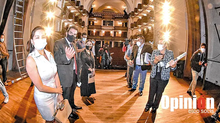 El teatro Ach&aacute; es el escenario m&aacute;s importante de Cochabamba. DICO SOL&Iacute;S