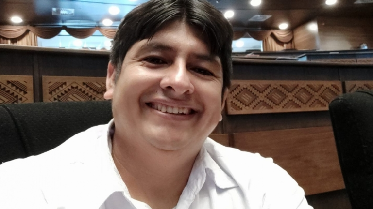 El diputado Rolando Cu&eacute;llar, del MAS.