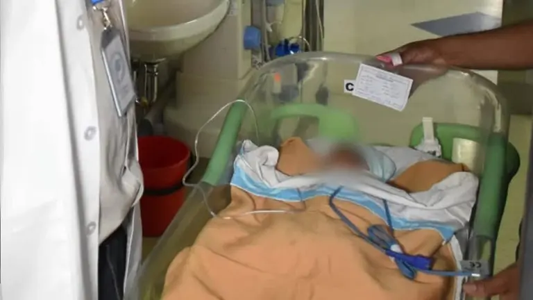 Antonella, la beb&eacute; que naci&oacute; sana, en medio de complicaciones de su madre.