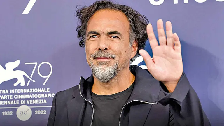 Alejandro González Iñárritu durante la presentación de %22Bardo%22. EFE
