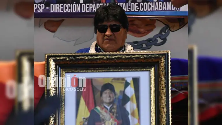 El l&iacute;der del Movimiento Al Socialismo, Evo Morales. DICO SOL&Iacute;S
