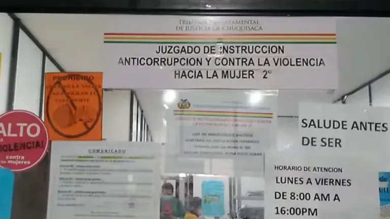 Juzgado anticorrupci&oacute;n de Sucre. INNOVAPRESS