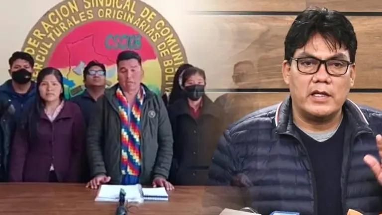 Del lado izquierdo, interculturales del pa&iacute;s. Del otro, el diputado masista H&eacute;ctor Arce. OPINI&Oacute;N
