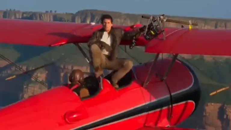 El actor en su promo. Captura