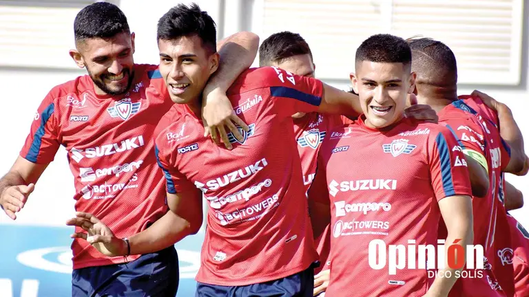 Wilster celebra una conquista en un cotejo pasado. DICO SOL&Iacute;S
