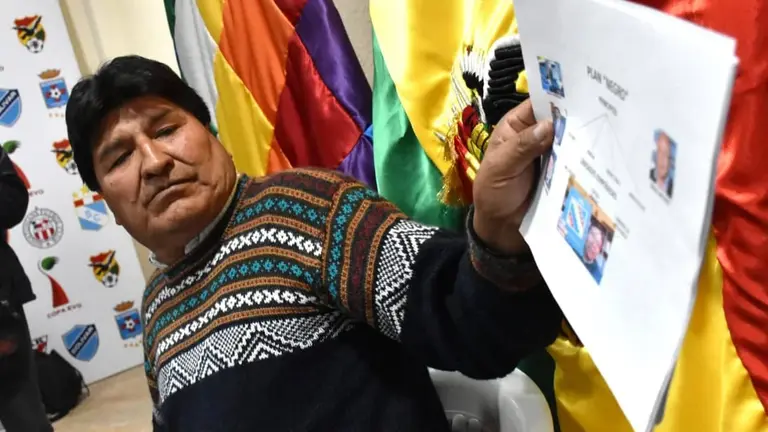 Evo Morales denuncia un supuesto &ldquo;Plan Negro&rdquo; en su contra, este 7 de septiembre. NO&Eacute; PORTUGAL