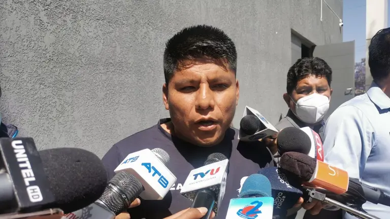 El senador del MAS-IPSP Leonardo Loza, este 8 de septiembre. MELISSA REVOLLO