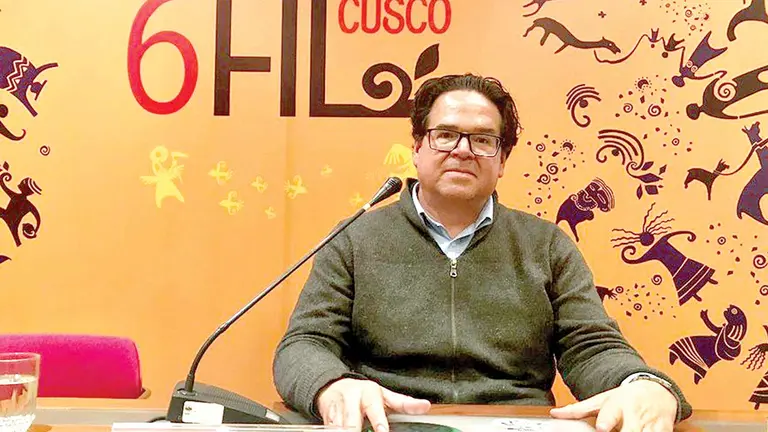 El escritor, editor y economista Marcelo Paz Sold&aacute;n, fundador de Nuevo Milenio. CORTES&Iacute;A