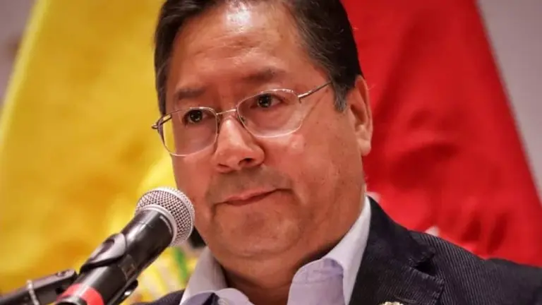 Luis Arce, presidente de Bolivia. ARCHIVO