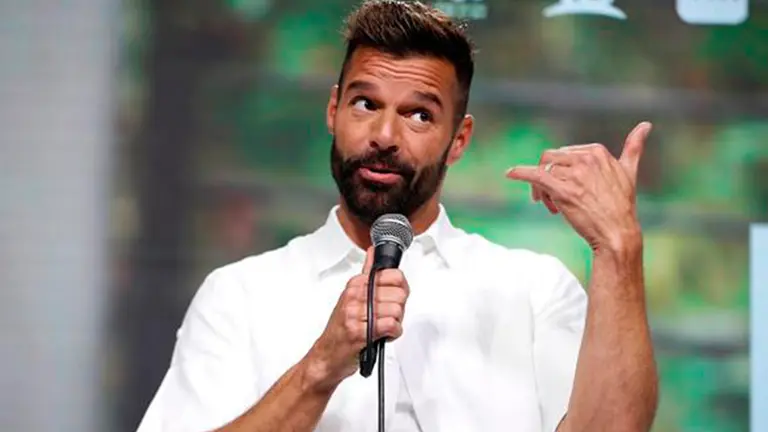 Sobre Ricky Martin. EFE