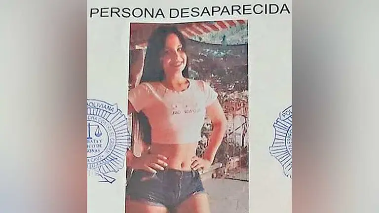 Viviana Ojeda, joven embarazada hallada sin vida en Santa Cruz. POLICÍA
