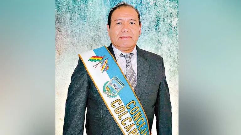 Fidel Jurado, concejal denunciado por violencia doméstica. CONCEJO MUNICIPAL DE COLCAPIRHUA.