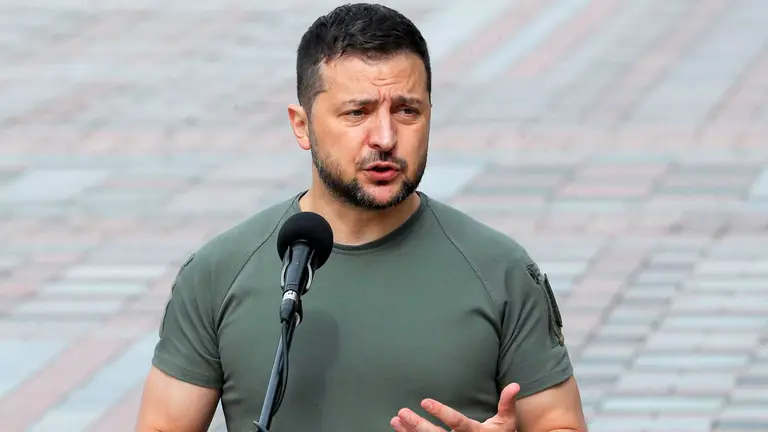 El presidente de Ucrania, Volodímir Zelenski. EFE