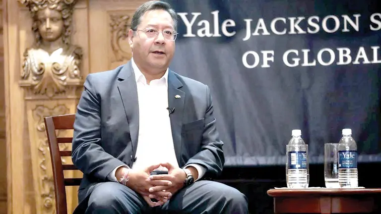 El presidente de Bolivia, Luis Arce Catacora. ABI