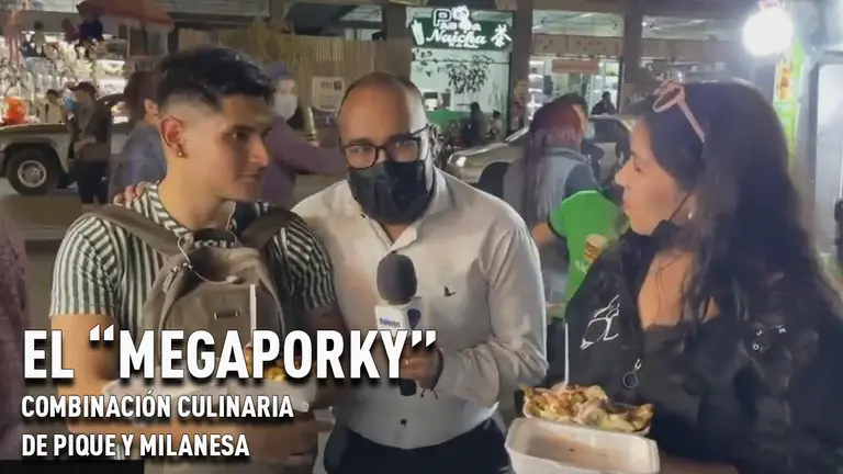 El &ldquo;megaporky&rdquo; la combinaci&oacute;n culinaria de pique y milanesa. ARCHIVO