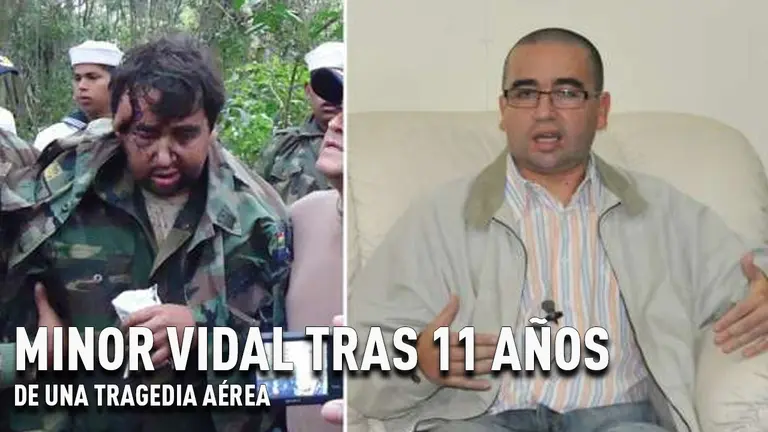 Minor Vidal tras 11 a&ntilde;os de su accidente a&eacute;reo. ARCHIVO