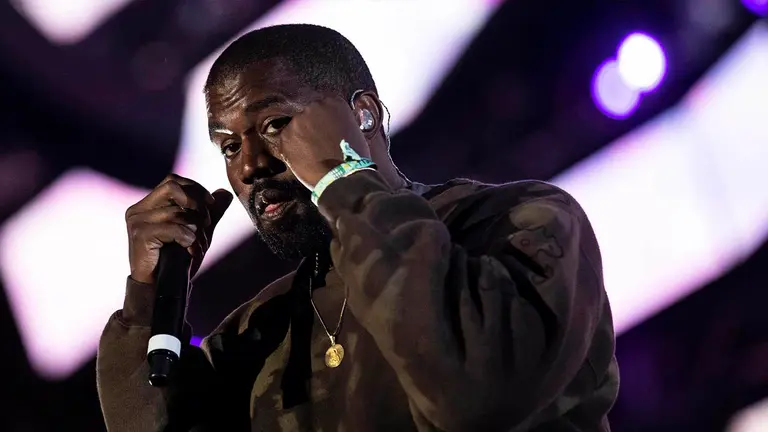 Imagen de archivo del rapero estadounidense Kanye West. EFE