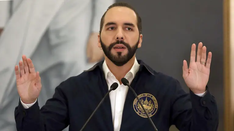 El presidente de El Salvador, Nayib Bukele, en una fotografía de archivo. EFE