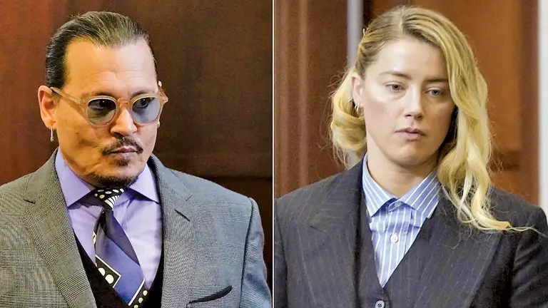 Johnny Depp y su exesposa Amber Heard. EL PERIÓDICO