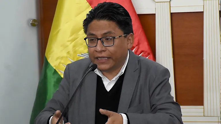 Iv&aacute;n Lima, ministro de Justicia. APG