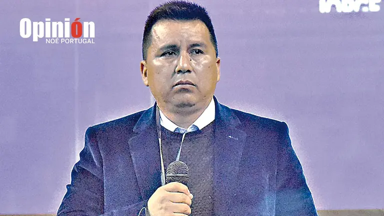 Gary Soria, presidente del club Wilstermann. NOÉ PORTUGAL