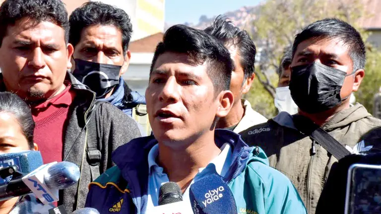El dirigente Arnold Alanez. APG