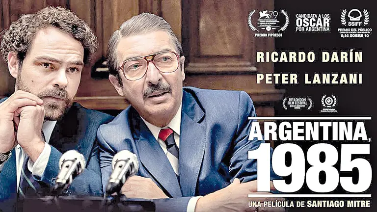 El p&oacute;ster oficial de la pel&iacute;cula &ldquo;Argentina, 1985&rdquo;.  ACONTRAFILMS