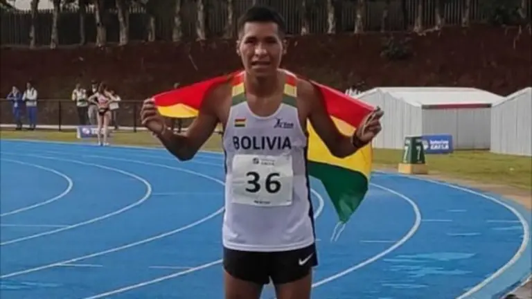 El boliviano Ninavia durante una de sus competencias. FAB