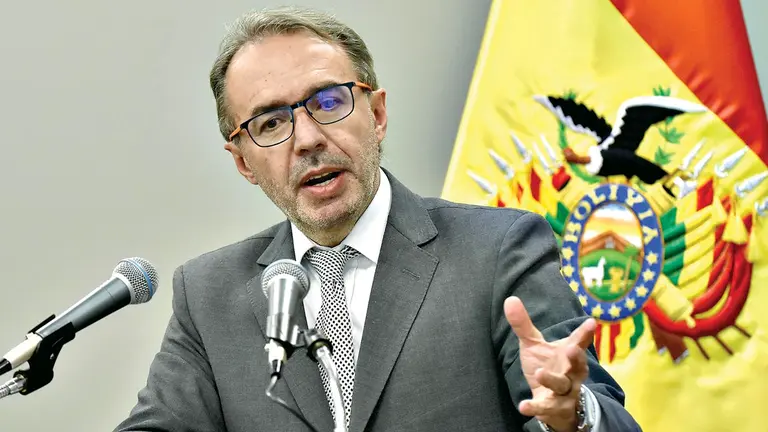 El vocero presidencial Jorge Richter./ APG