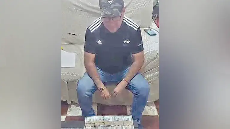 Luis Sandro Z.V., presunto narco que aparece en videos. EDUARDO DEL CASTILLO