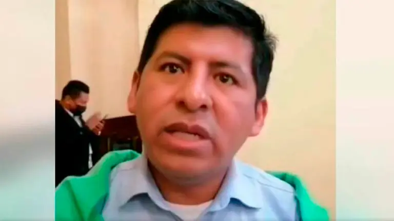 El vocal del TSE Tahuichi Tahuichi Quispe./ Captura
