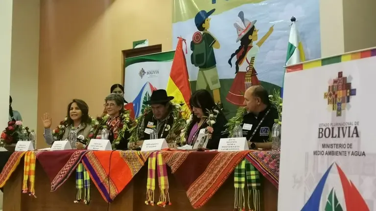 Participantes de la Cumbre Nacional de Ecoturismo en &Aacute;reas Protegidas Torotoro 2022. MELISSA REVOLLO