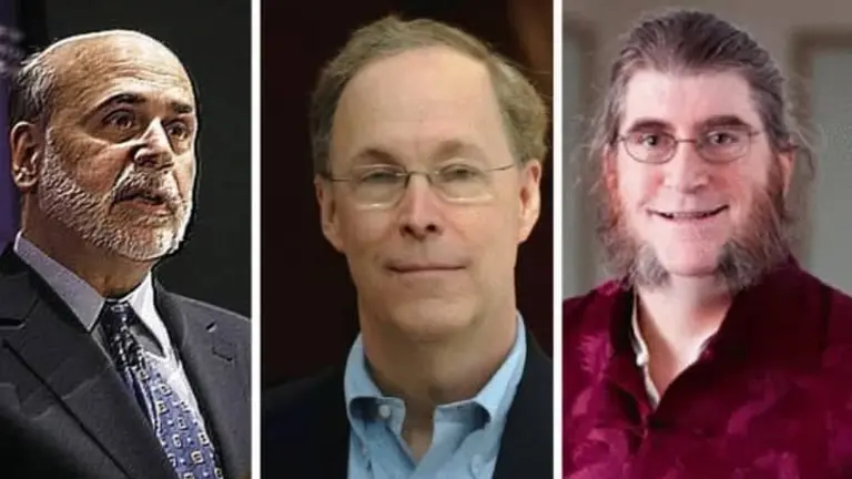 Ben Bernanke, Douglas Diamond y Philip Dybvig. MONTAJE OESTE