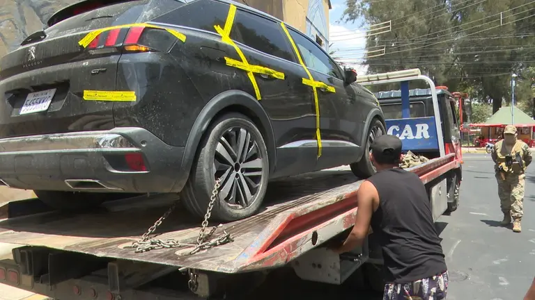 Uno de los dos motorizados &ldquo;chutos&rdquo; y con denuncia de robo es llevado a instalaciones de la Aduana. CORTES&Iacute;A