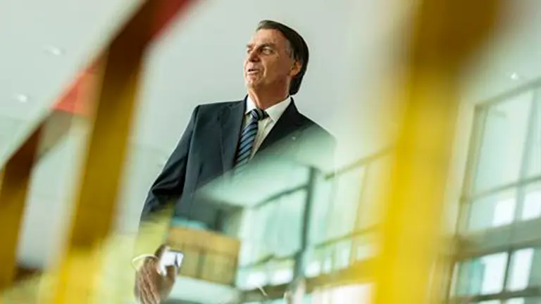 Sobre Bolsonaro. EFE