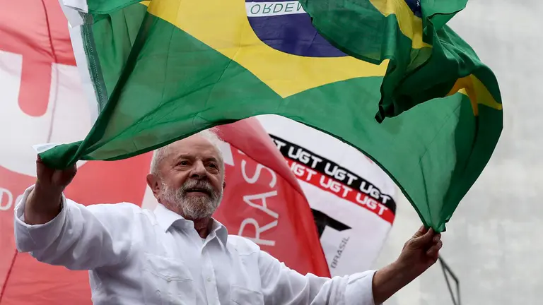 El expresidente de Brasil y actual candidato a la presidencia, Luiz Inácio Lula da Silva. EFE