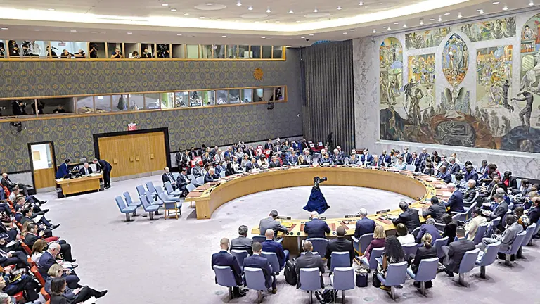 Una reuni&oacute;n de alto nivel del Consejo de Seguridad de la ONU. EFE