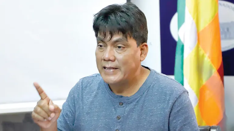 El diputado por el MAS H&eacute;ctor Arce. APG