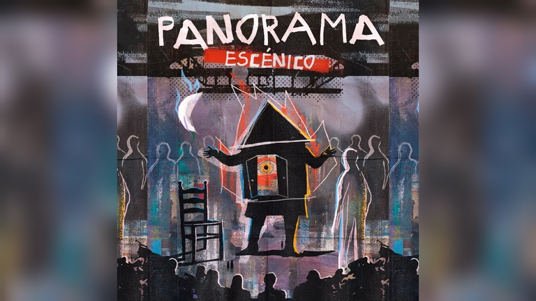 Arte gr&aacute;fico del festival Panorama Esc&eacute;nico