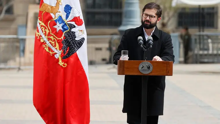 Fotografía de archivo del presidente de Chile, Gabriel Boric. EFE