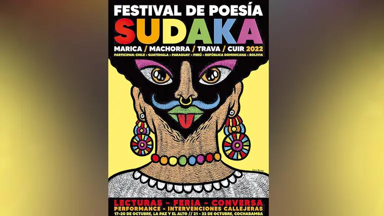 El arte del festival que reunirá a la comunidad diversa en La Paz y Cochabamba. CORTESÍA MOVIMIENTO MARICA BOLIVIA