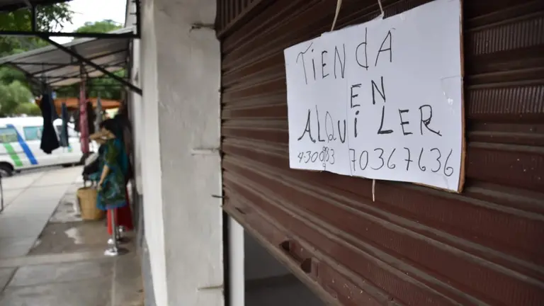 Los ambientes en alquiler para abrir negocios abundan en Cochabamba. NO&Eacute; PORTUGAL